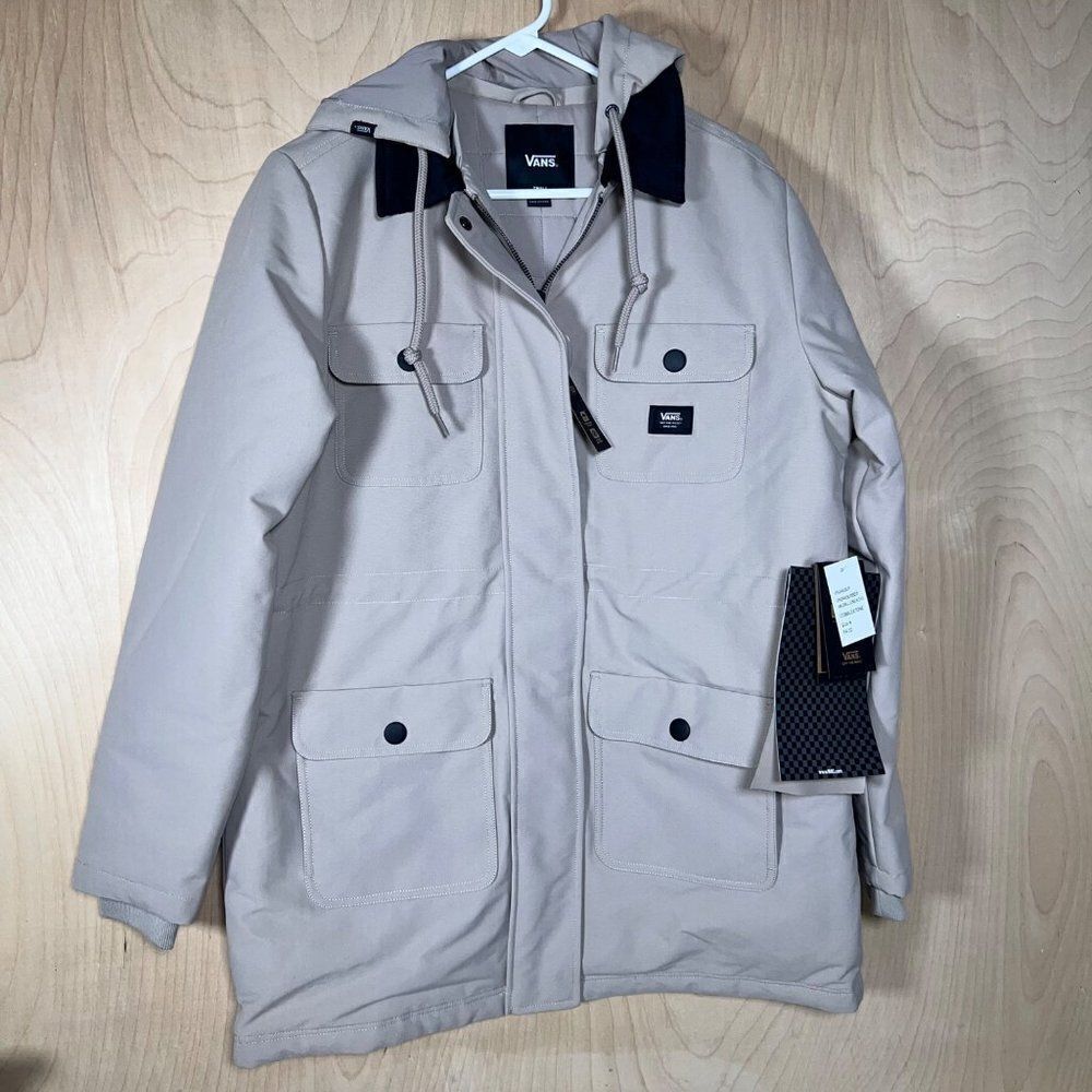 Vans Parka‎ Drill Long II Chore MTE Cobblestone Beige Women's Small (S)